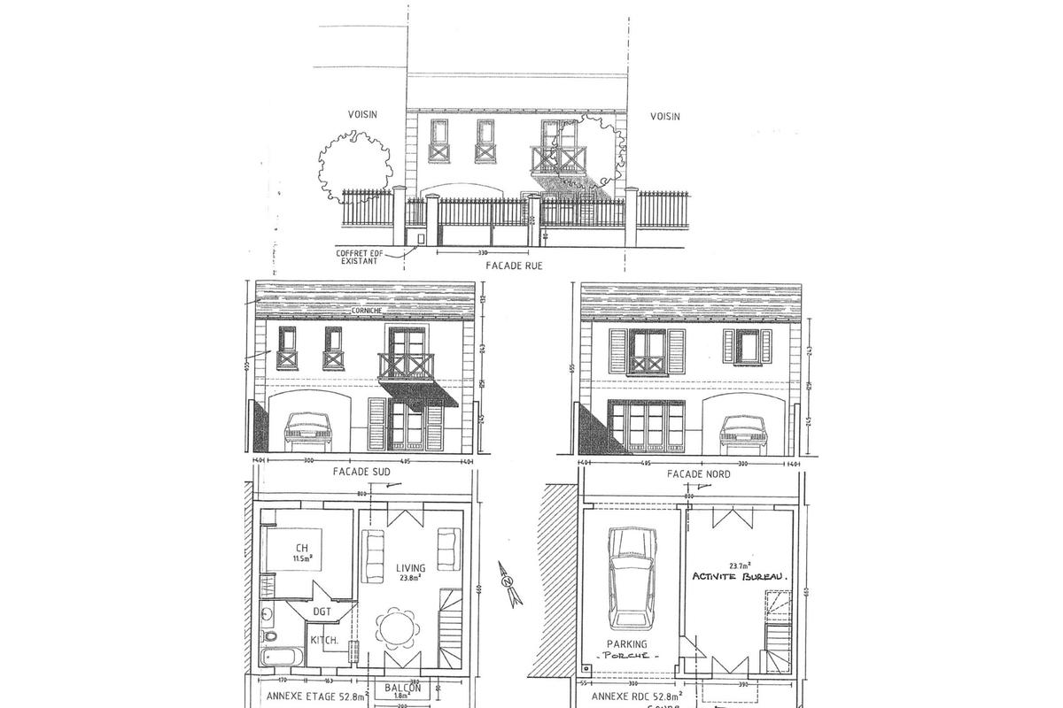 V3084_wbPlan maison sur rue